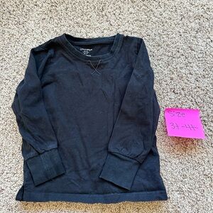 Little Bipsy Classic Black Long Sleeve Tee